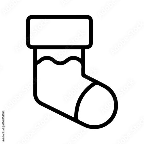 Holiday Stocking Outline