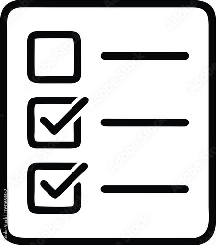 Set of 3 checklist icons vector