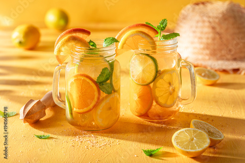 Homemade and fresh lemonade...
