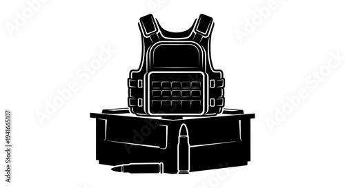 Bulletproof Vest and Ammunition Box - Tactical Gear and Military Supplies