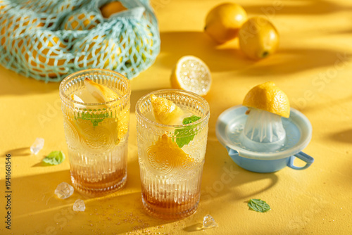 Homemade and fresh lemonade...