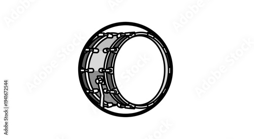 Bearing or Gear Component Illustration.