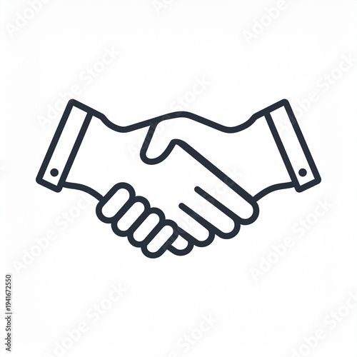 handshake vector illustration