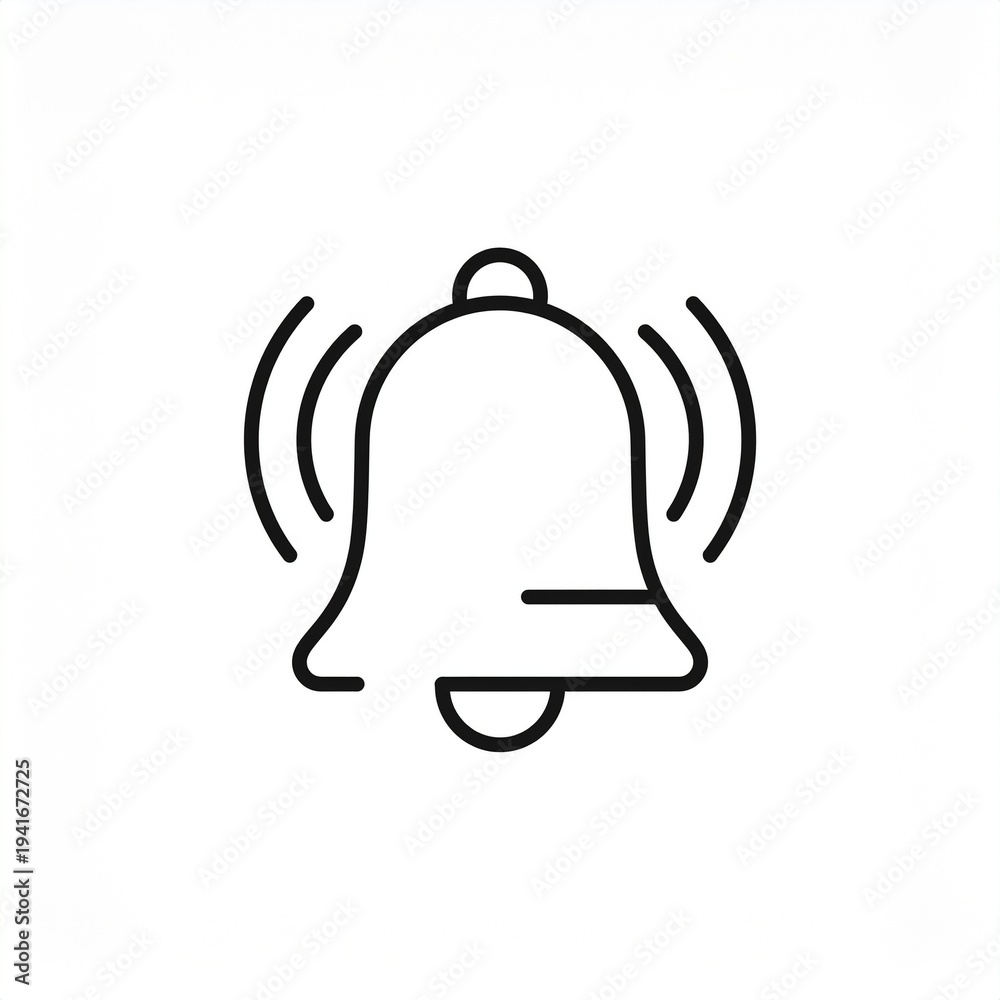 Fototapeta premium vector bell icon