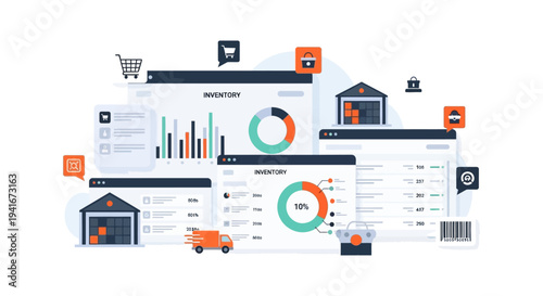 E-commerce Inventory & Supply Chain Management: Digital Logistics Dashboard and Data Analytics