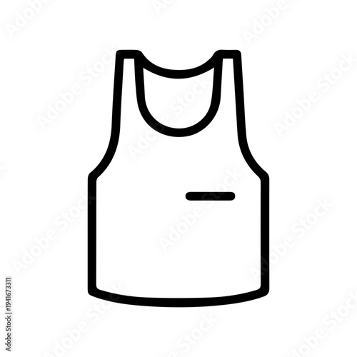 Tank top icon