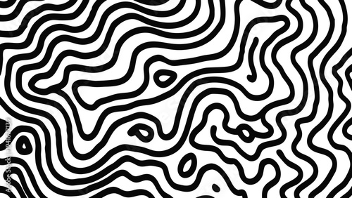 Black topographic map contours vector illustration