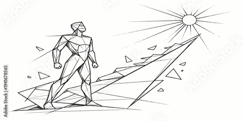 A cartoon sketch of a fashionably dressed woman and a young girl on a swing at the beach, rendered as a black line drawing vector illustration