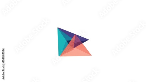 Free Download Colorful Geometric Shapes Overlapping Triangle Design. - GFXLoad