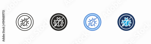 Set of defect icon collection in multiple style. Icon suitable for web and mobile application
