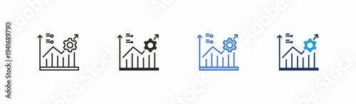 Set of optimize icon collection in multiple style. Icon suitable for web and mobile application