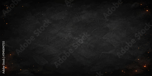 Empty dark grunge concrete wall texture with vintage gray stone pattern and rough blank space for an abstract dirty blackboard design backdrop