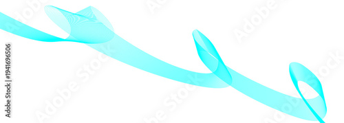 Dynamic abstract digital wave pattern featuring blue white background, creating flowing lines and a modern technological aesthetic for various design applications, vector desgn eps10