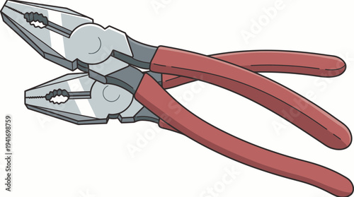 Pair of Needle Nose Pliers Tool.