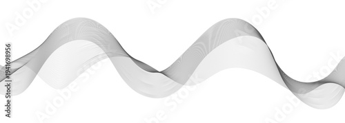 Dynamic abstract digital wave pattern featuring black white background, creating flowing lines and a modern technological aesthetic for various design applications, vector desgn eps10
