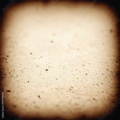 Vintage Paper Background with Specks and Dark Border
