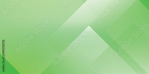 Green Abstract Geometric Background With Soft Gradient Layers For Modern Design And Eco Themes eps10