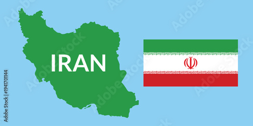 Background administrative map of Iran. Islamic Republic of Iran. Topographic map of Iran