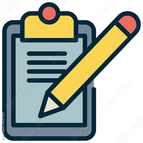 report checkboard document signature sign filled outline icon
