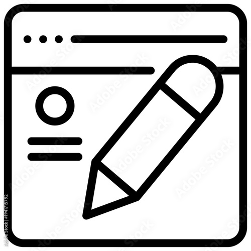 signature sign online website cyber simple line icon