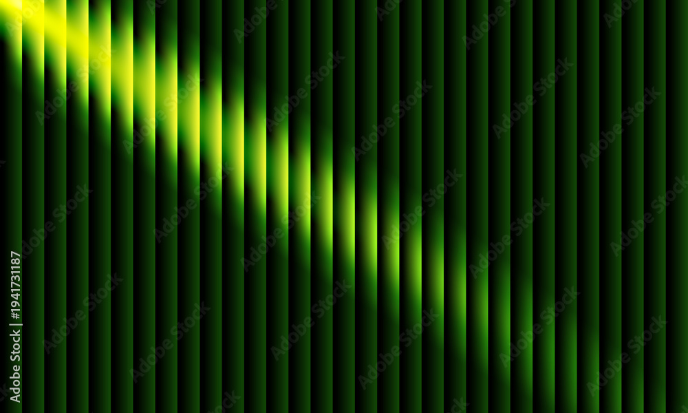 Fototapeta premium Dark Green Gradient Fractal Glass Abstract Background