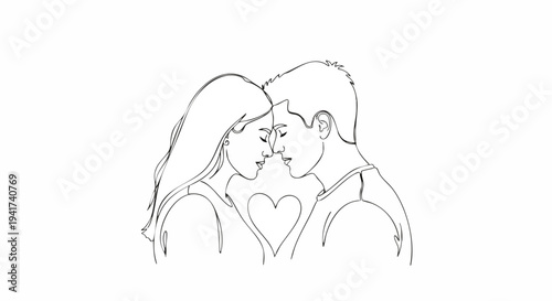 illustration of a lovers