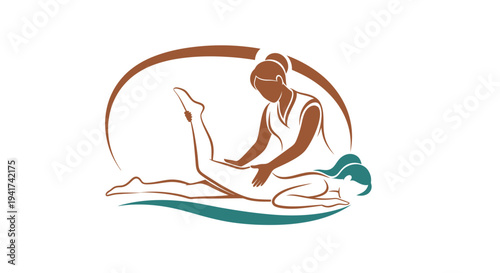 Therapeutic Massage Session for Relaxation and Wellness.