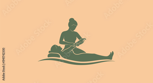 Therapeutic Thai Massage Session for Relaxation and Wellness.