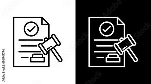 Compliant White Icon Set Design 