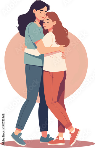 due persone che si abbracciano uomo donna amici amanti parenti fidanzati marito e moglie vettoriale 