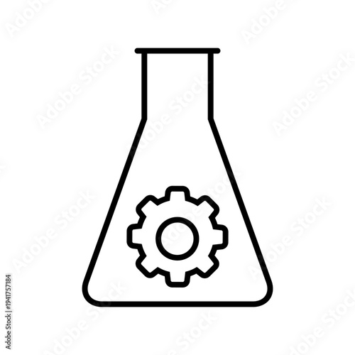 Science icon vector. Research illustration sign. Laboratory symbol, logo.