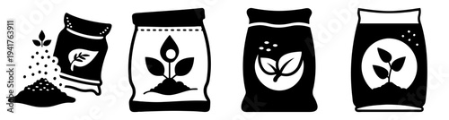 Eco friendly reusable shopping bags set with leaf design and recycling symbols on white background for sustainable lifestyle