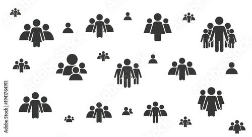 Diverse Groups of People - A Visual Representation of Community and Connection.