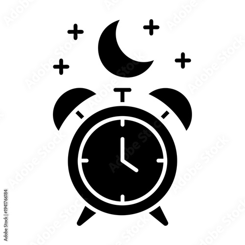 Setting alarm night before