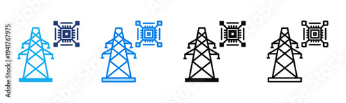 Smart Grid icon sheet multiple style collection