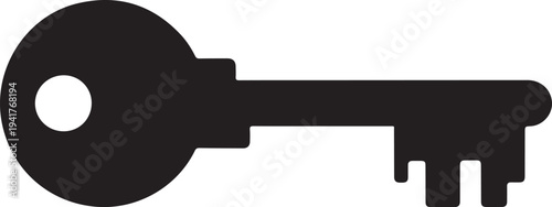 Black key icon