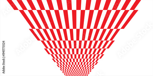 Textured red checkered tablecloth vector background isolated on white. vecto eps 10