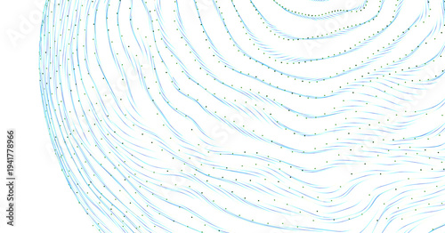 Abstract graphic of curved ...