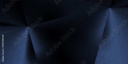 Modern black dark blue white abstract background. Minimal. Color gradient. Web banner. Geometric shape. 3d effect. Lines stripes triangles. Design. Futuristic. Metal metallic effect. Luxury