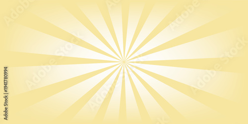 Background with yellow gradient and concentrated lines interspersed with stars.