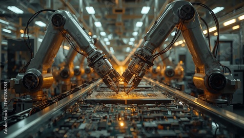 Automated Semiconductor and PCB Manufacturing Process