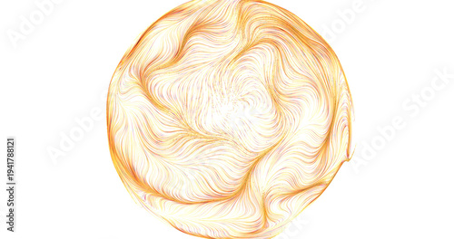 Abstract golden lines creat...