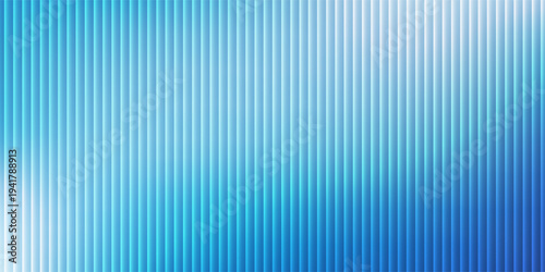 Abstract vertical blue light bar pattern background with glowing cyan center, creating a vibrant digital sound wave or equalizer effect, isolated on