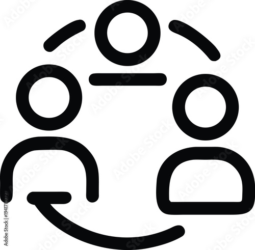 A group of people communicating