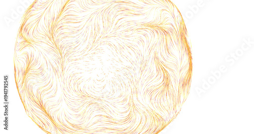 Abstract gold swirling desi...