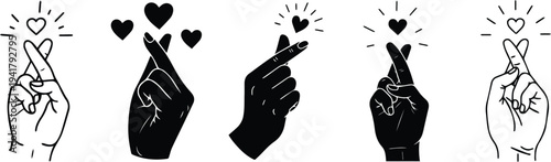 Black and white image of four abstract shapes resembling a combination of animal and plant structures