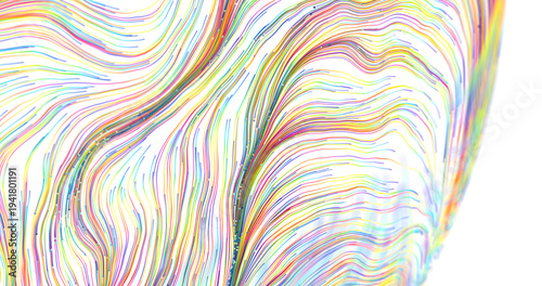 Dynamic abstract artwork sh...