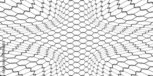 High Resolution Isolated Chain-Link (Or Wire Net Or Wire-Mesh) Fence On A White Background