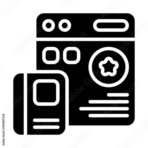 Ebook Solid Icon