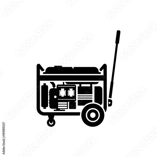 Portable Generator Power Supply for Electricity.